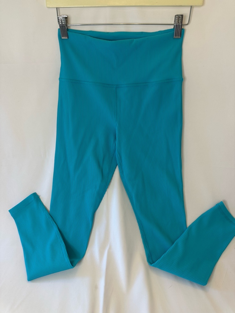 Athleta Elation Rib Tight Leggings Teal Size Small